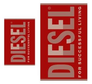 SADA FROTÉ UTERÁKOV, červená Diesel - Kúpeľňový textil, Online Only
