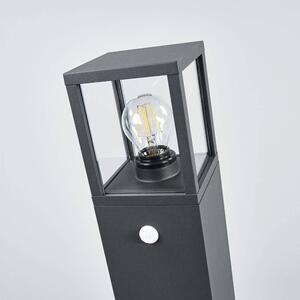Lucande - Klemens Short Vonkajšie Záhradná Lampa IP54 w/Sensor Graphite - Lampemesteren