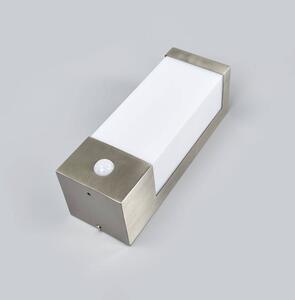 Lindby - Severina LED Vonkajšie Nástenné Svietidlo w/Sensor Stainless Steel/White Lindb - Lampemesteren