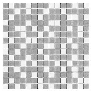 DUNIN - QMX GREY Sklenená mozaika DUNIN (32,7 x 32,7 cm / 1 ks)