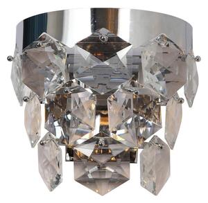 Milagro Krištáľové nástenné svietidlo GRACE 2xE14/40W/230V chróm MI1703 + záruka 3 roky zadarmo