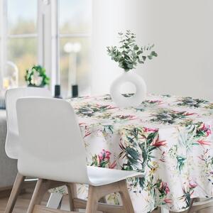Dekorstudio Vodeodolný okrúhly obrus GARDEN 31E - biely 150 cm
