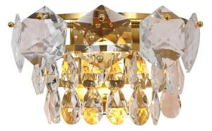 Milagro Krištáľové nástenné svietidlo SELENA 2xE14/40W/230V zlatá MI1697 + záruka 3 roky zadarmo