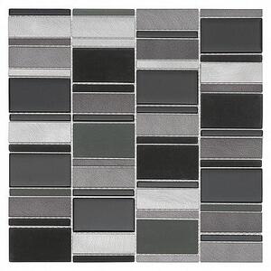DUNIN - Allumi Piano Grey 73 Kovová mozaika DUNIN (29,3 x 29,8 cm / 1 ks)