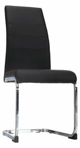 Jedálenská stolička Valentina (čierna). Vlastná spoľahlivá doprava až k Vám domov. 1016405