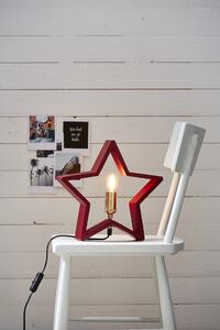 Stolná lampa Star Red - 30 cm