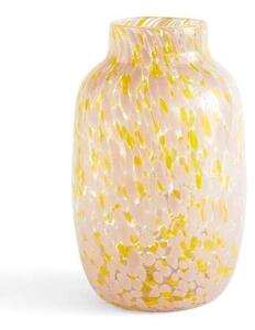 HAY - Splash Vase Round Large Light Pink/Yellow Hay - Lampemesteren