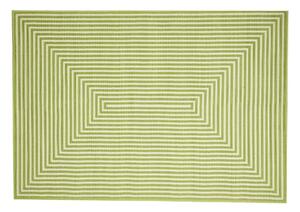 Zelený vonkajší koberec Webtappeti Braid, 200 × 285 cm