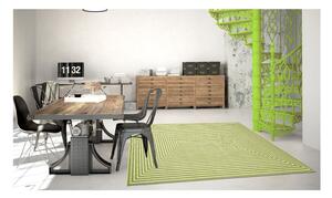 Zelený vonkajší koberec Webtappeti Braid, 200 × 285 cm