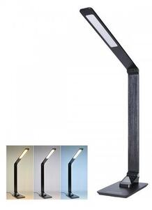 Solight Solight WO59-B - LED Stmievateľná stolná lampa s displejom LED/8W/230V čierna SL1094 + záruka 3 roky zadarmo