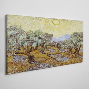 Obraz Canvas Slnko las van Gogh