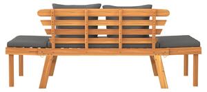 ZÁHRADNÁ LAVICA drevo, textil Ambia Garden - Série záhradného nábytku, Online Only