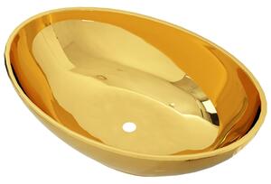 Umývadlo 40x33x13,5 cm keramické zlaté