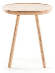 Prírodný odkladací stolík z masívu EMKO Naïve, ø 45 cm