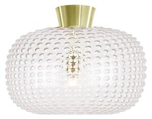 Globen Lighting - Spring Stropné Lampa Clear/Brass - Lampemesteren