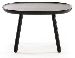 Čierny stolík z masívu EMKO Naïve, 61 x 41 cm