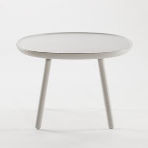 Sivý stolík z masívu EMKO Naïve, ø 64 cm