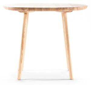 Prírodný jedálenský stôl z masívu EMKO Naïve, ⌀ 90 cm