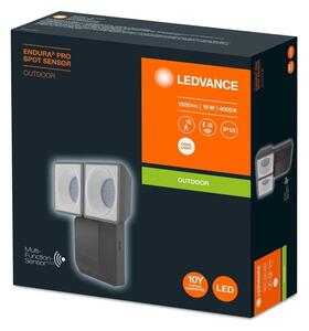 Ledvance - LED Vonkajšie nástenné svietidlo so senzorom SPOT 2xLED/8W/230V IP55