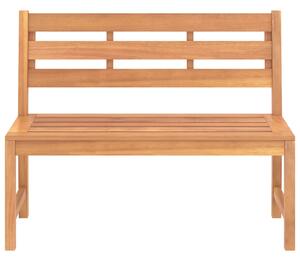 Záhradná lavička 114 cm masívne tíkové drevo