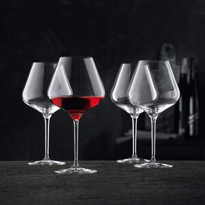Súprava 4 pohárov na červené víno z krištáľového skla Nachtmann ViNova Balloon, 840 ml