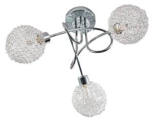 Lindby - Ticino 3 Stropné Lampa Round Silver/Chrome Lindby - Lampemesteren