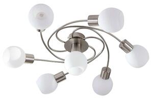 Lindby - Ciala 7 Stropné Lampa White/Nickel - Lampemesteren