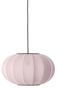 Made By Hand - Knit-Wit 45 Oval Závěsná Lampa Light Pink - Lampemesteren