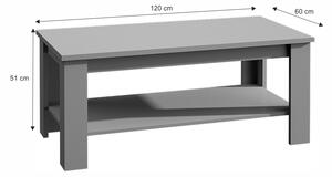 Konferenčný stolík ST2 Provense (sivá). Vlastná spoľahlivá doprava až k Vám domov. 1016805
