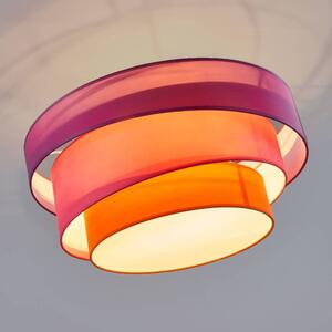 Lindby - Melia Stropné Lampa Violet/Pink/Orange/Chrome Lindby - Lampemesteren