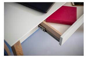 Biely písací stôl Ragaba Lillo, dĺžka 85 cm