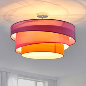 Lindby - Melia Stropné Lampa Violet/Pink/Orange/Chrome - Lampemesteren