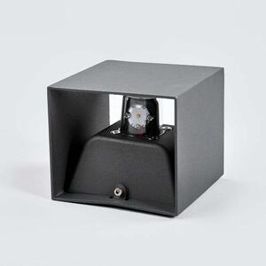 Lucande - Evie LED Vonkajšie Nástenné Svietidlo Dark Grey Lucande - Lampemesteren