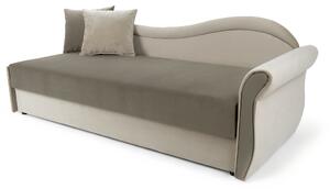 Detská pohovka/posteľ pravá strana jednoosobové s úložným priestorom Marek - zamat Velluto 2 + 3
