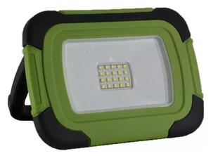 V-Tac LED Nabíjací reflektor SAMSUNG CHIP LED/10W/3,7V IP44 4000K zelená VT0730 + záruka 3 roky zadarmo