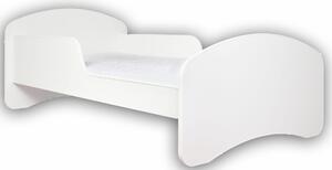 Detská posteľ bez zásuvky 140x70cm BIELA + matrac ZADARMO!