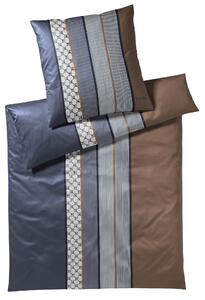 POSTEĽNÁ BIELIZEŇ, makosatén, modrá, hnedá, tmavomodrá, 135/200 cm Joop! - Online Only bytové doplnky, Online Only