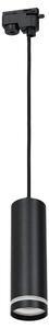 Milagro Luster na lanku do lištového systému PIPE 1xGU10/25W/230V čierna MI1870 + záruka 3 roky zadarmo