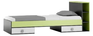Detská posteľ so zásuvkami - GREEN TYP B 200x90 cm