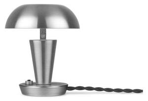 Ferm LIVING - Tiny Stolová Lampa Low Steel - Lampemesteren
