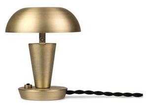 Ferm LIVING - Tiny Stolová Lampa Low Brass - Lampemesteren