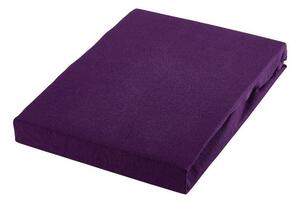 NAPÍNACIA PLACHTA, džersej, černicová, 90-100/200-220 cm Novel - Obliečky & plachty, Online Only