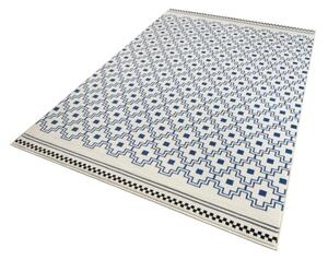 Modro-biely koberec Zala Living Cubic, 70 × 140 cm