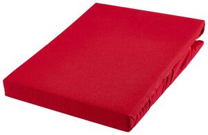 NAPÍNACIA PLACHTA, džersej, červená, 90-100/200-220 cm Novel - Obliečky & plachty, Online Only