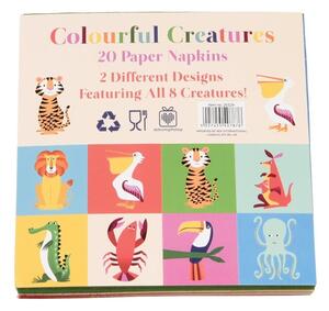 Sada 20 obrúskov Rex London Colourful Creatures