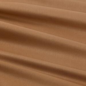 Goldea bavlnené posteľné obliečky - škoricovo hnedé 140 x 200 a 70 x 90 cm