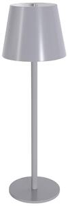Toolight Toolight, dotyková LED nočná stolná lampa 5W, 3 farby svetla, USB napájanie, APP1369-T GREY, šedá, OSW-08631