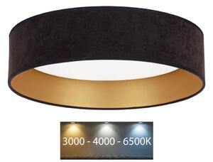 Brilagi Brilagi - LED Stropné svietidlo VELVET LED/24W/230V 3000/4000/6400K čierna/zlatá BG0276 + záruka 3 roky zadarmo