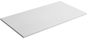 CERANO - Kúpeľňová doska pod umývadlo Carole - biela matná - 80 cm