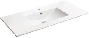 CERANO - Keramické umývadlo Todo - biela lesklá - 100x47 cm